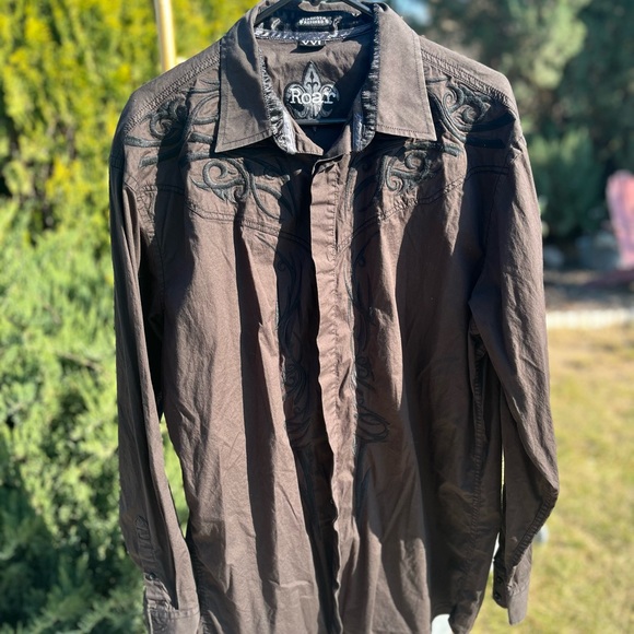 Mens XXL BUCKLE ROAR LONG SLEEVED SHIRT GREAT CONDITION - Picture 2 of 6